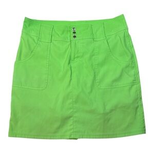 JoFit Women’s Size 6 Neon Green Golf Skort Athletic Tennis Skirt